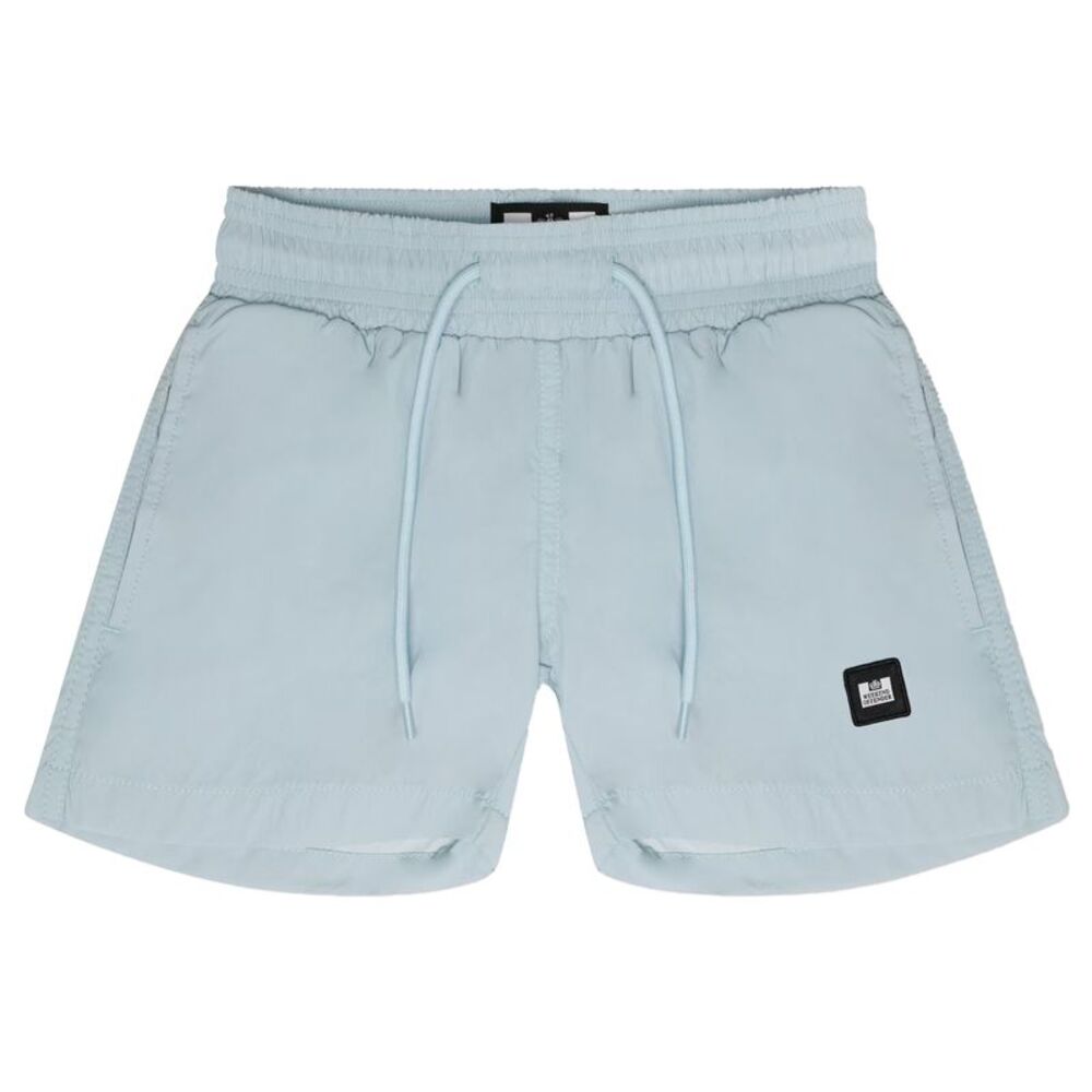 Weekend Offender Boys Button Swim Shorts / Cloud
